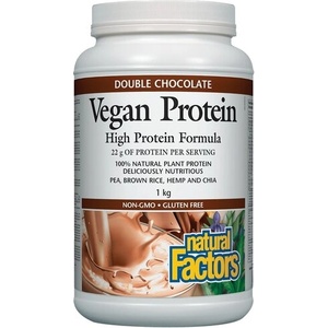 Natural Factors Vegan Protein High Protein Formula / Веган протеин с вкус на шоколад Natural Factors (2924 NF)