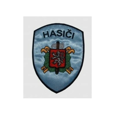 Rukávová nášivka hasiči (sv. modrý podklad)