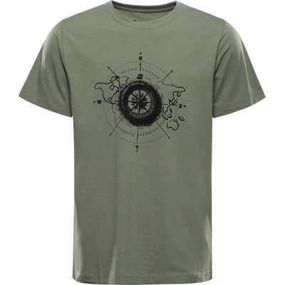 ALPINE PRO Мъжка памучна тениска ALPINE PRO MOROL oil green вариант pa ALPINE PRO | Zelen | МЪЖЕ | S