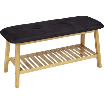 Wenko Ecori přírodní/černý 90 x 45 x 33 cm