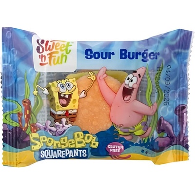 Sweet´n Fun Sponge Bob kyselý želé burger 40 g