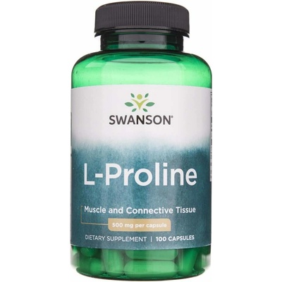 Swanson L-Proline 500 mg 100 kapsúl