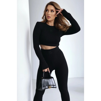 DÁMSKA CROPTOP BG BEASTS ČIERNA