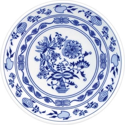 Český porcelán Dubí Cibulák misa kompótová hladká 21cm
