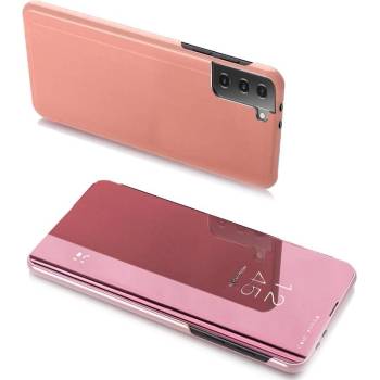 Pouzdro Beweare Clear View Samsung Galaxy S21 5G - růžové