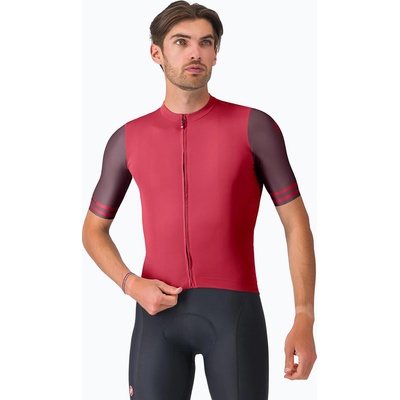 Castelli Мъжка тениска за колоездене Castelli Prologo Lite 2 rich red/bordeaux