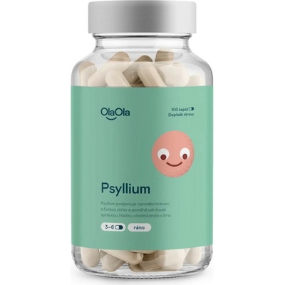 OlaOla Psyllium podporující funkci střev 100 kapslí