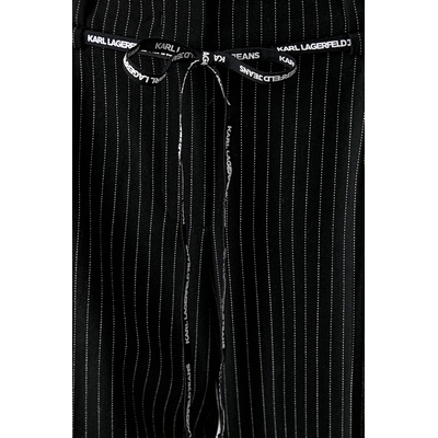 Karl Lagerfeld Jeans панталон дамски с вискоза (B3W10019)