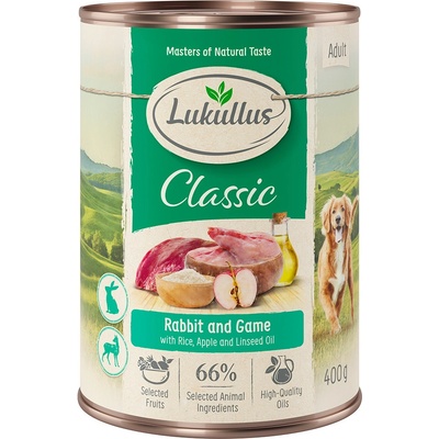Lukullus Králík & zvěřina 24 x 400 g