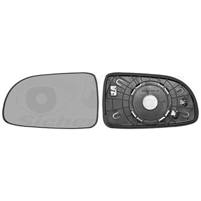 Sklo vonkajżieho zrkadla VAN WEZEL 0815837