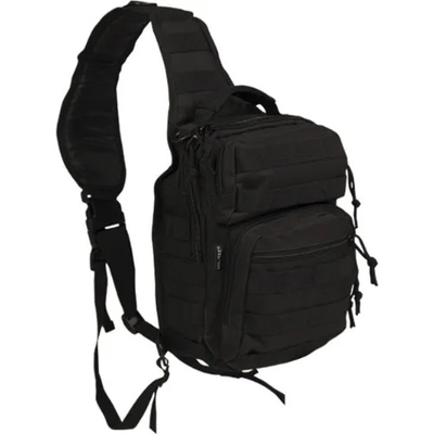 Mil-Tec Assault малка раница с една презрамка. черна 10л (14059102)