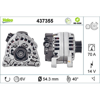generátor VALEO 437355