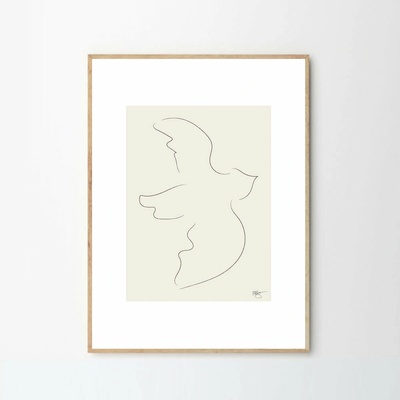 Moikka Plagát Fly Away by Mie & Him 50x70