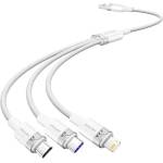Vention USB 2.0 A към 3-в-1 6A кабел Vention CTRWG 1.5M (бял) (CTRWG)