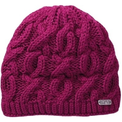 Pletex pletená čepice s fleecovou podšívkou L466 Fuchsiová