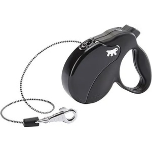Ferplast Повод Amigo Mini до 12кг - 3м въже, черно