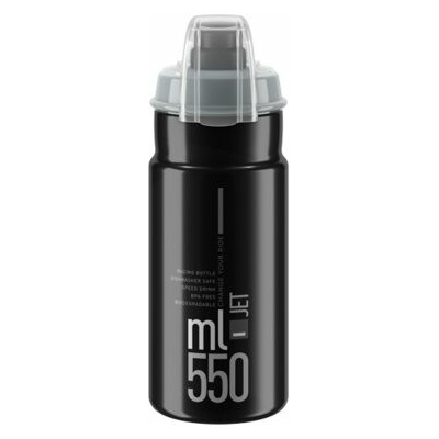 Elite Jet Plus 21 čierna/sivé logo 550 ml
