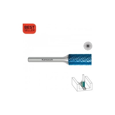 Karnasch Борфреза B (ZYB) Ø 8, 0 x 20, 0 (Ø 6, 0) | 65mm HP-3 BLUE-TEC BESTSELLER (115011075)