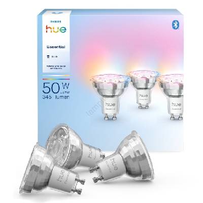 Комплект от 3 димируеми LED крушки Philips Hue WACA GU10/4, 7W/230V 2200-6500K (P7031)