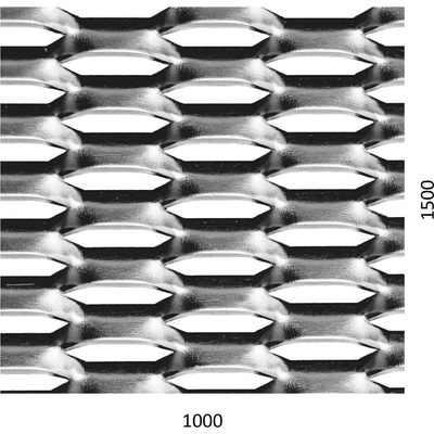 Ťahokov Fe, 1000 x 1500 x 1,5 mm, oko 44 x 12 mm