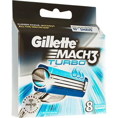 Gillette Mach3 Turbo сменяеми глави Man 8 бр