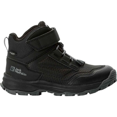 Jack Wolfskin CYROX TEXAPORE MID K dětská treková obuv černá
