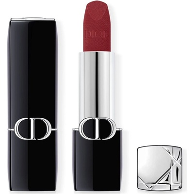 Dior Rouge Dior Velvet dlouhotrvající rtěnka hydratační květinová péče o rty se 2 finiši 909 Midnight 3,5 g