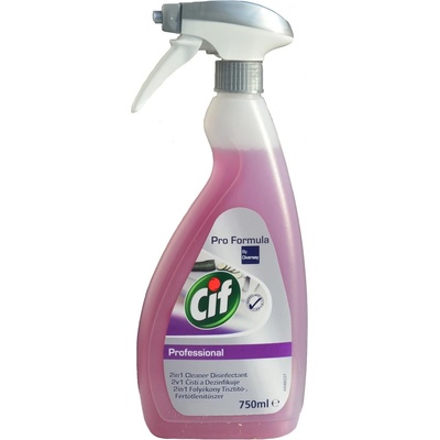 Cif Prof 2v1 Čištění a dezifekce 750 ml