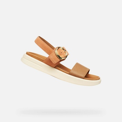 Geox Светлокафяви дамски сандали Geox Xand 2S Geox | Kafyav | ЖЕНИ | 36