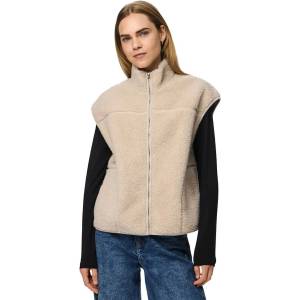 PIECES Потник Pieces Sadia vest - Beige (Silver Gray)