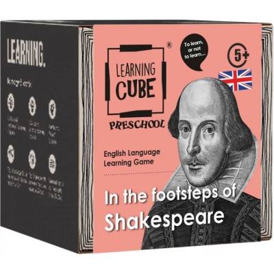 K-Toyz Образователна настолна игра Learning Cubes: In The Footsteps Of Shakespear (Английски език) (LC-031)