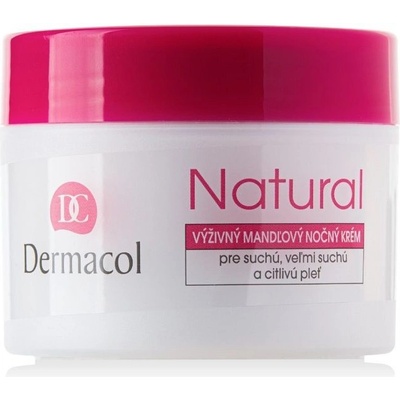 Dermacol Natural výživný mandlový noční krém 50 ml