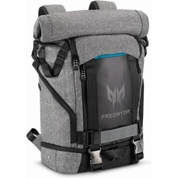 Acer Раница за лаптоп Acer Predator Rolltop Backpack, 15.6" (39.62 cm), водоустойчива, сива (NP.BAG1A.290)