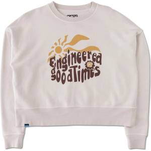 KAVU Дамски пуловер KAVU Women's Crew Crop Jumper - Oatmeal - размер XS (117-3373-0111)