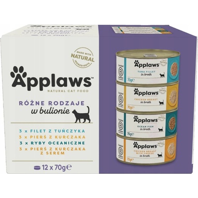 Applaws Cat Multipack konzerv variety 12x 70 g
