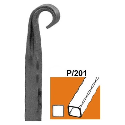 Umakov Ukončenie rámu h300, t2,5mm B1/03-P/201-40x40x2,5