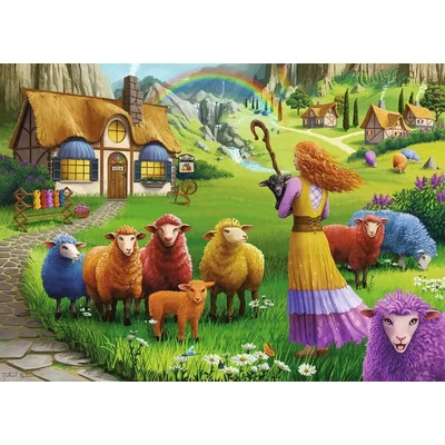RAVENSBURGER Barevná vlna 1000 dielov