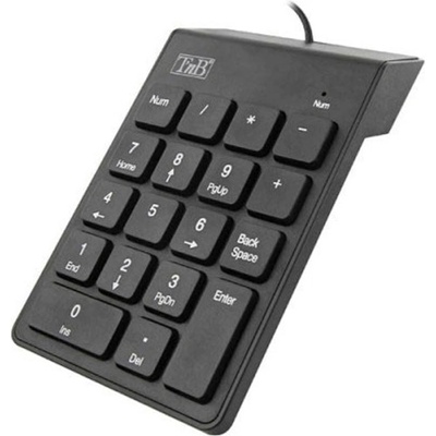 TnB Цифрова клавиатура TnB K-PAD, USB, черна