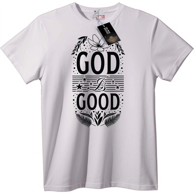 NOONEBRAND Тениска GOD IS GOOD - L, Black