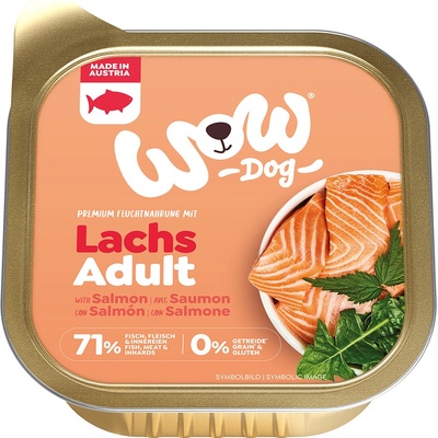 WOW Adult Dog Losos s rajčaty 150 g