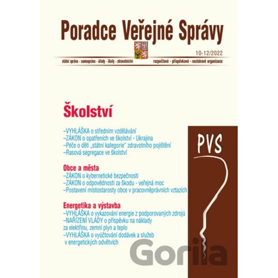 Poradce veřejné správy č. 10-12 / 2022 - Poradce s.r.o.