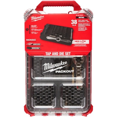 Milwaukee Комплект метчици и плашки в Packout куфар (4932498721)