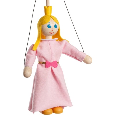 Mašek Loutka růžová Princezna 14 cm