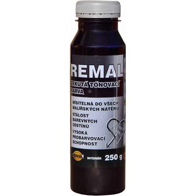 Barvy a laky Hostivař REMAL tónovací 0190 500g černá