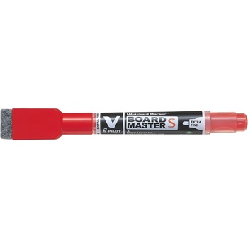 Pilot Пилот v Дъска Мастър Малък ef червен с гумичка и магнит (wbme-vs-ef-bg-r)