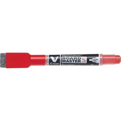 Pilot Пилот v Дъска Мастър Малък ef червен с гумичка и магнит (wbme-vs-ef-bg-r)