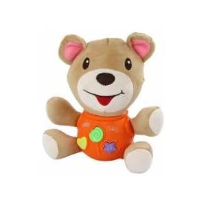 LEAN Toys Teddy Bear Interactive Teddy Bear Orange Playing 23 cm