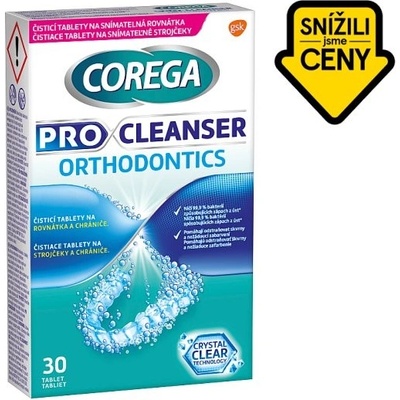 Corega Pro Cleanser Orthodontics 30 ks – Zboží Dáma