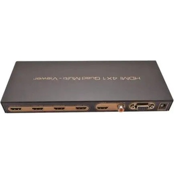 ASK Автоматичен превключвател ASK 4/1 Quad Multi-Viewer, 4 входа 1 изход (HDSW0019M1)