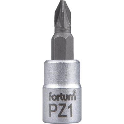 hlavice zástrčná 1/4" hrot pozidriv, PZ 1, L 37mm